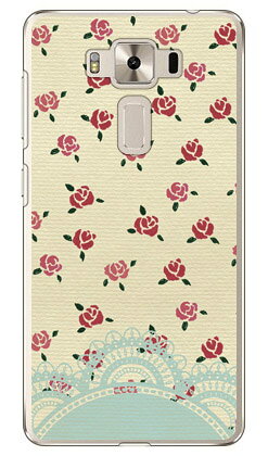 樂天商城 - ローズレース ベージュ×ピンク （クリア） fir ZenFone 3 Deluxe （5.5インチ） ZS550KL MVNOスマホ（SIMフリー端末） Coverfull zenfone 3 deluxe ケース zenfone 3 deluxe カバー zs550kl ケース zs550kl カバー ゼンフォン3 ケース 送料無料