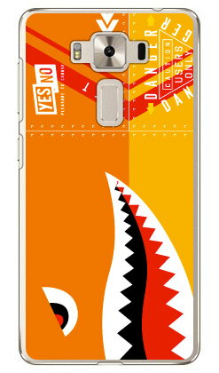 シャーク イエロー （クリア） fir ZenFone 3 Deluxe （5.5インチ） ZS550KL MVNOスマホ（SIMフリー端末） YESNO zenfone 3 deluxe ケース zenfone 3 deluxe カバー zs550kl ケース zs550kl カバー ゼンフォン3 ケース ゼンフォン3 送料無料