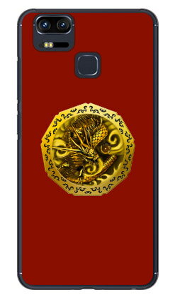 【送料無料】 金龍 赤 （クリア） design by DMF / for ZenFone Zoom S ZE553KL/MVNOスマホ（SIMフリー端末） 【Coverfull】zenfone 3 zoom ケース zenfone 3 zoom カバー ze553kl ケース ze553kl カバー ゼンフォン3ズーム ケース ゼンフォン3ズーム