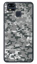 DIGITAL camouflage グレー (クリア) design by Moisture ZenFone Zoom S ZE553KL MVNOスマホ(SIMフリー端末) SECOND SKIN zenfone 3 zoom ケース zenfone 3 zoom カバー ze553kl ケース ze553kl カバー ゼンフォン3ズーム 送料無料(2)