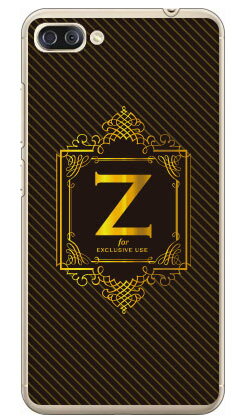 Cf LTD ラグジュアリーイニシャル Z ゴールドイエロー （クリア） ZenFone 4 Max Pro ZC554KL MVNOスマホ（SIMフリー端末） Coverfull zenfone 4 max pro ケース zenfone 4 max pro カバー zc554kl ケース zc554kl カバー 送料無料