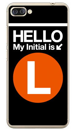 Cf LTD サブウェイイニシャル L オレンジ （クリア） ZenFone 4 Max Pro ZC554KL MVNOスマホ（SIMフリー端末） Coverfull zenfone 4 max pro ケース zenfone 4 max pro カバー zc554kl ケース zc554kl カバー 送料無料