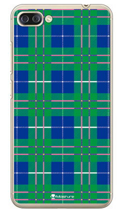 Tartan check グリーン （クリア） design by Moisture ZenFone 4 Max Pro ZC554KL MVNOスマホ（SIMフリー端末） SECOND SKIN zenfone 4 max pro ケース zenfone 4 max pro カバー zc554kl ケース zc554kl カバー 送料無料