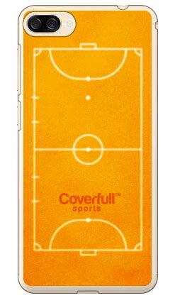 フットサルコート オレンジ（クリア） ZenFone 4 Max ZC520KL MVNOスマホ（SIMフリー端末） Coverfull zenfone 4 max ケース zenfone 4 max カバー ZC520KL ケース ZC520KL カバー ゼンフォン4マックス ケース ゼンフォン4マックス カバー 送料無料