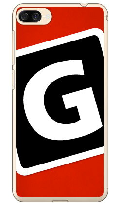 Cf LTD キャンプ イニシャル レッド×ブラック G （クリア） ZenFone 4 Max ZC520KL MVNOスマホ（SIMフリー端末） Coverfull zenfone 4 max ケース zenfone 4 max カバー ZC520KL ケース ZC520KL カバー ゼンフォン4マックス ケース 送料無料