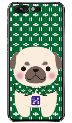콩 시바 삼형제 시리즈 퍼그 병위 (클리어) ZenFone 4 Pro ZS551KL MVNO 스마트 폰 (SIM 프리 단말) 평면 수주 생산 스마트 폰 케이스 하드 케이스 송료 무료