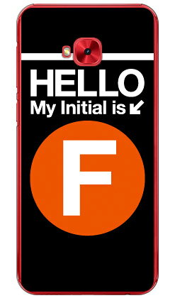 樂天商城 - Cf LTD サブウェイイニシャル F オレンジ （クリア） ZenFone 4 Selfie Pro ZD552KL MVNOスマホ（SIMフリー端末） Coverfull zenfone 4 selfie pro ケース zenfone 4 selfie pro カバー zd552kl ケース zd552kl カバー 送料無料