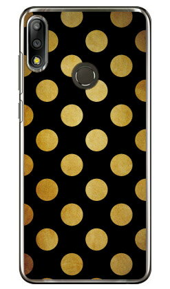 Rakuten - Cf LTD ブラック×ゴールドコレクションシリーズ ドット（大） （クリア） ZenFone Max Pro M2 ZB631KL MVNOスマホ（SIMフリー端末） Coverfull zenfone max pro m2 ケース zenfone max pro m2 カバー zb631kl ケース zb631kl カバー 送料無料