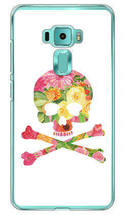 Flower skull ۥ磻 ʥꥢ design by ROTM ZenFone 35.2 ZE520KL MVNO...