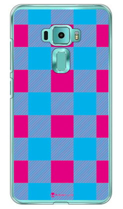 Buffalo check ԥ󥯡ߥ֥롼 ʥꥢ design by Moisture ZenFone 35.2 ZE520...