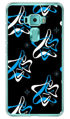 MHAK 「SPACER」 ブラック×ブルー （クリア） ZenFone 3（5.2インチ） ZE520KL MVNOスマホ（SIMフリー端末） SECOND SKIN zenfone 3 ze520kl ケース zenfone 3 ze520kl カバー ze520kl ケース ze520kl カバー zenfone3ケース 送料無料