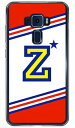 Cf LTD チア イニシャル アルファベット Z レッド （クリア） ZenFone 3（5.5インチ） ZE552KL MVNOスマホ（SIMフリー端末） Coverfull zenfone 3 ze552kl ケース zenfone 3 ze552kl カバー ze552klケース ze552klカバー 送料無料