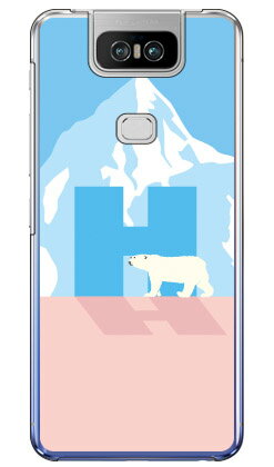 Cf LTD シロクマ イニシャル H （クリア） ZenFone 6 ZS630KL MVNOスマホ（SIMフリー端末） Coverfull スマホケース ハードケース zenfone 6 ケース zenfone 6 カバー zs630kl ケース zs630kl カバー ゼンフォン6 ケース ゼンフォン6 送料無料