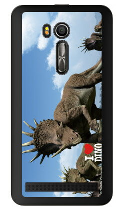 【送料無料】 Dinosaur Design 恐竜デザインシリーズ 「スティラコサウルスの群れ」 （クリア） / for ZenFone Go ZB551KL/MVNOスマホ（SIMフリー端末）zenfone go ケース zenfone go カバー ゼンフォンゴー ケース ゼンフォンゴー カバー