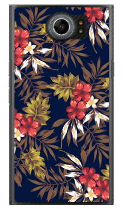 【送料無料】 リゾートフラワー ネイビー （クリア） / for BlackBerry PRIV STV100/MVNOスマホ（SIMフリー端末） 【SECOND SKIN】ブラックベリー priv ケース ブラックベリー priv カバー blackberry priv stv100 ケース blackberry priv stv100 カバー