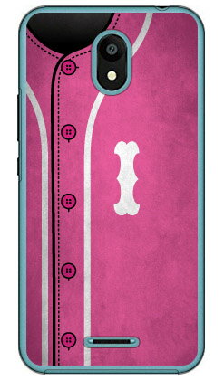 Cf LTD ベースボール イニシャル ピンク I （クリア） Priori 5 FTJ17C00 MVNOスマホ（SIMフリー端末） Coverfull フリーテル プリオリ5 ケース プリオリ5 カバー priori 5 ftj17c00 ケース priori 5 ftj17c00 カバー freetel 送料無料