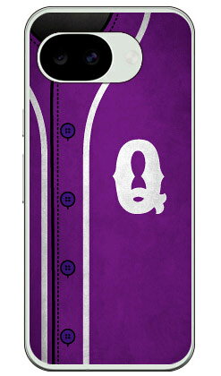Cf LTD ベースボール イニシャル パープル Q (クリア) Pixel 10a Coverfull 本体 保護 ハードケース スマホカバー　送料無料