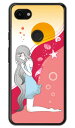 Wavelet (クリア) design by いせきあい Google Pixel 3a XL MVNOスマホ(SIMフリー端末)・docomo・SoftBank Coverfull google pixel 3a xl ケース google pixel 3a xl カバー グーグルピクセル3aXLケース グーグルピクセル3aXLカバー 送料無料(2)