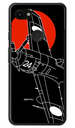 SAPエアプレインシリーズ 四式戦疾風 漆黒シルエット (クリア) Google Pixel 3a XL MVNOスマホ(SIMフリー端末)・docomo・SoftBank Coverfull google pixel 3a xl ケース google pixel 3a xl カバー グーグルピクセル3aXLケース 送料無料