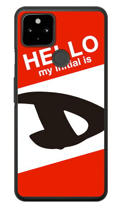 Rakuten - Cf LTD ハローイニシャル D レッド （クリア） Google Pixel 4a （5G） MVNOスマホ（SIMフリー端末）・SoftBank Coverfull google pixel 4a 5G ケース google pixel 4a 5G カバー グーグルピクセル4a5Gケース グーグルピクセル4a5Gカバー 送料無料
