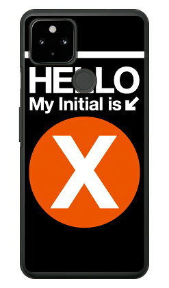 乐天商城 - Cf LTD サブウェイイニシャル X オレンジ （クリア） Google Pixel 4a （5G） MVNOスマホ（SIMフリー端末）・SoftBank Coverfull google pixel 4a 5G ケース google pixel 4a 5G カバー グーグルピクセル4a5Gケース グーグルピクセル4a5Gカバー 送料無料