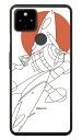 九六式四号 純白シルエット (クリア) design by figeo Google Pixel 4a (5G) MVNOスマホ(SIMフリー端末)・SoftBank Coverfull google pixel 4a 5G ケース google pixel 4a 5G カバー グーグルピクセル4a5Gケース 送料無料