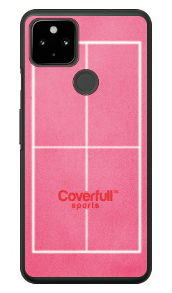 卓球コート ピンク（クリア） Google Pixel 4a （5G） MVNOスマホ（SIMフリー端末）・SoftBank Coverfull google pixel 4a 5G ケース google pixel 4a 5G カバー グーグルピクセル4a5Gケース グーグルピクセル4a5Gカバー 送料無料