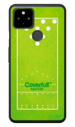 ボウリングレーン グリーン （クリア） Google Pixel 4a （5G） MVNOスマホ（SIMフリー端末）・SoftBank Coverfull google pixel 4a 5G ケース google pixel 4a 5G カバー グーグルピクセル4a5Gケース グーグルピクセル4a5Gカバー 送料無料
