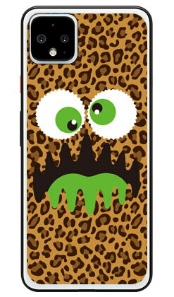 ワンダーモンスター レオパードブラウン （ソフトTPUクリア） Google Pixel 4 XL MVNOスマホ（SIMフリー端末）・SoftBank YESNO google pixel 4 XL ケース google pixel 4 XL カバー グーグルピクセル4XLケース グーグルピクセル4XLカバー 送料無料