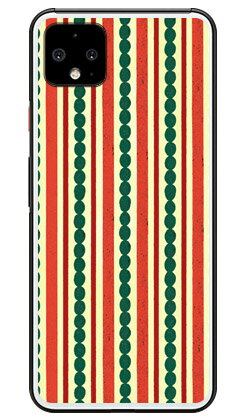 シマシマ レッド×グリーン (クリア) Google Pixel 4 XL MVNOスマホ(SIMフリー端末)・SoftBank Coverfull google pixel 4 XL ケース google pixel 4 XL カバー グーグルピクセル4XLケース グーグルピクセル4XLカバー pixel4xlケース 送料無料
