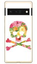 Flower skull ホワイト (ソフトTPUクリア) design by ROTM Google Pixel 6 Pro MVNOスマホ(SIMフリー端末) SECOND SKIN google pixel 6 pro ケース google pixel 6 pro カバー グーグルピクセル6プロケース グーグルピクセル6プロカバー 送料無料(2)