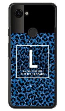 【送料無料】 Cf LTD ヒョウ柄 ネイルボトル イニシャル L ブルー (クリア) / for Google Pixel 3a/MVNOスマホ(SIMフリー端末)・docomo・SoftBank 【Coverfull】google pixel 3a ケース google pixel 3a カバー グーグルピクセル3aケース グーグルピクセル3aカバー
