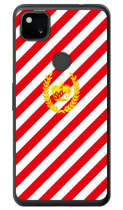 ストライプ レッド×ホワイト (ソフトTPUクリア) Google Pixel 4a MVNOスマホ(SIMフリー端末)・SoftBank SECOND SKIN google pixel 4 a ケース google pixel 4 a カバー グーグルピクセル4aケース グーグルピクセル4aカバー pixel4aケース 送料無料