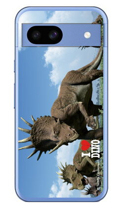 樂天商城 - Dinosaur Design 恐竜デザインシリーズ 「スティラコサウルスの群れ」Pixel 8a (ソフトTPU) ケース カバー スマホケース 送料