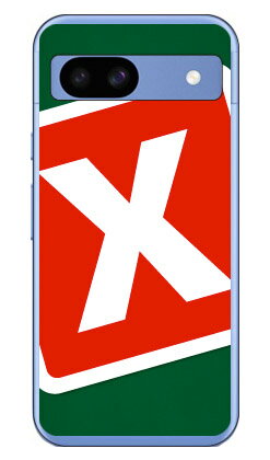 Rakuten - Cf LTD キャンプ イニシャル グリーン×レッド X (クリア) Pixel 8a Coverfull 本体 保護 ハードケース スマホカバー　送料無料