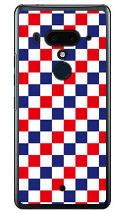 トリコロール フラッグ （クリア） HTC U12+ MVNOスマホ（SIMフリー端末） SECOND SKIN 受注生産 スマホケース ハードケース htc u12+ U12プラス u12+ ケース u12+ カバー U12プラス ケース U12プラス カバー htc u12+ ケース htc 送料無料