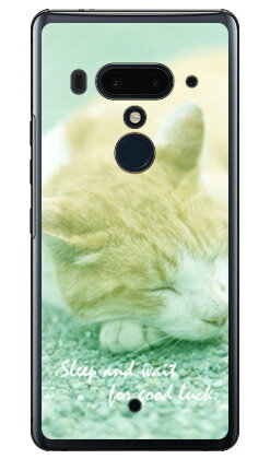 お昼寝猫 （クリア） design by キノシタメグミ HTC U12+ MVNOスマホ（SIMフリー端末） Coverfull スマホケース ハードケース htc u12+ U12プラス u12+ ケース u12+ カバー U12プラス ケース U12プラス カバー htc u12+ ケース htc 送料無料