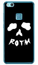 【送料無料】 Face bone ブラック (クリア) design by ROTM / for HUAWEI P10 lite WAS-L22J/MVNOスマホ(SIMフリー端末) 【SECOND SKIN】huawei p10 lite ケース huawei p10 lite カバー p10ライトケース p10ライトカバー was-l22j ケース was-l22j