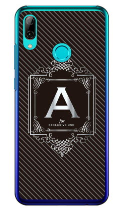 【送料無料】 Cf LTD ラグジュアリーイニシャル A シルバーグレー （クリア） / for nova lite 3/MVNOスマホ（SIMフリー端末） 【Coverfull】novalite3 ケース novalite3 カバー novaケース novaカバー huawei nova ケース huawei nova カバー ノバケース ノバカバー