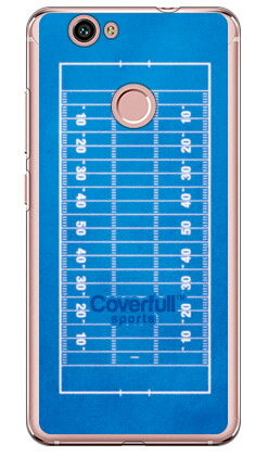 【送料無料】 アメフトコート ブルー （クリア） / for nova CAN-L12/MVNOスマホ（SIMフリー端末） 【Coverfull】can-l12 ケース can-l12 カバー novaケース novaカバー huawei nova ケース huawei nova カバー ノバケース ノバカバー ファーウェイ android