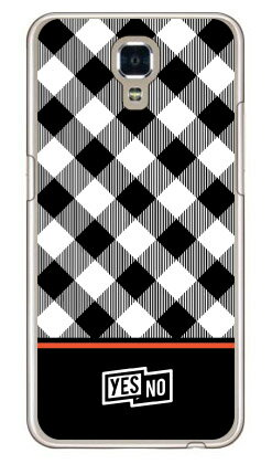 ブロックチェック ホワイト (クリア) LG X screen LGS02 MVNOスマホ(SIMフリー端末) YESNO lgs02 ケース lgs02 カバー lg x screen ケース lg x screen カバー lgxscreenケース lgxscreenカバー lgs02ケース lgs02カバー 送料無料