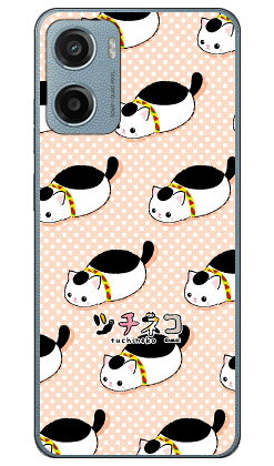 ツチネコシリーズ ヅラ (クリア) moto g05 平面 受注生産 スマホケース ハードケース 本体 保護 スマホカバー 送料無料