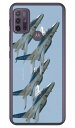 畑島岳士自衛隊フォトコレクション T-4中等練習機ブルーインパルス A （クリア） moto g10 XT2127・g30 XT2129 MVNOスマホ（SIMフリー端末） Coverfull moto g10 g30 ケース moto g10 g30 カバー モトg10 g30 ケース モトg10 g30 カバー 送料無料