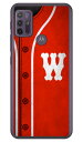 Cf LTD ベースボール イニシャル レッド W (クリア) moto g10 XT2127・g30 XT2129 MVNOスマホ(SIMフリー端末) Coverfull moto g10 g30 ケース moto g10 g30 カバー モトg10 g30 ケース モトg10 g30 カバー モトジ-10 ジー30 ケース 送料無料(2)