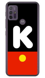 Cf LTD ボーイ イニシャル K （クリア） moto g10 XT2127・g30 XT2129 MVNOスマホ（SIMフリー端末） Coverfull moto g10 g30 ケース moto g10 g30 カバー モトg10 g30 ケース モトg10 g30 カバー モトジ－10 ジー30 ケース 送料無料