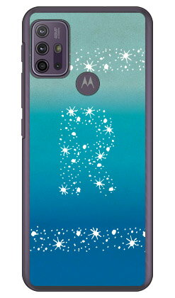 Cf LTD アロハ イニシャル オーシャン R (クリア) moto g10 XT2127・g30 XT2129 MVNOスマホ(SIMフリー端末) Coverfull moto g10 g30 ケース moto g10 g30 カバー モトg10 g30 ケース モトg10 g30 カバー モトジ-10 ジー30 ケース 送料無料