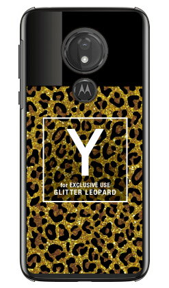 Cf LTD ヒョウ柄 ネイルボトル イニシャル Y ブラウン （クリア） moto g7 POWER XT1955 MVNOスマホ（SIMフリー端末） Coverfull mvno simフリー 携帯 motog7power モトローラ スマホ moto g7 power xt1955 moto g7 power ケース moto g7 power 送料無料