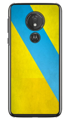 Cf LTD ダービーコレクション 競馬 騎手 勝負服 35 黄・水色襷 (クリア) moto g7 POWER XT1955 MVNOスマホ(SIMフリー端末) Coverfull mvno simフリー 携帯 motog7power モトローラ スマホ moto g7 power xt1955 moto g7 power ケース 送料無料