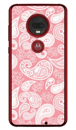 Cf LTD ピンキーコレクション ペイズリー （クリア） moto g7 PLUS XT1965 MVNOスマホ（SIMフリー端末） Coverfull mvno simフリー 携..