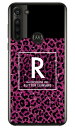 Cf LTD ヒョウ柄 ネイルボトル イニシャル R ピンク (クリア) moto g8 power XT2041 MVNOスマホ(SIMフリー端末) Coverfull moto g8 power ケース moto g8 power カバー モトg8パワー ケース モトg8パワー カバー モトジー8パワー ケース 送料無料(2)